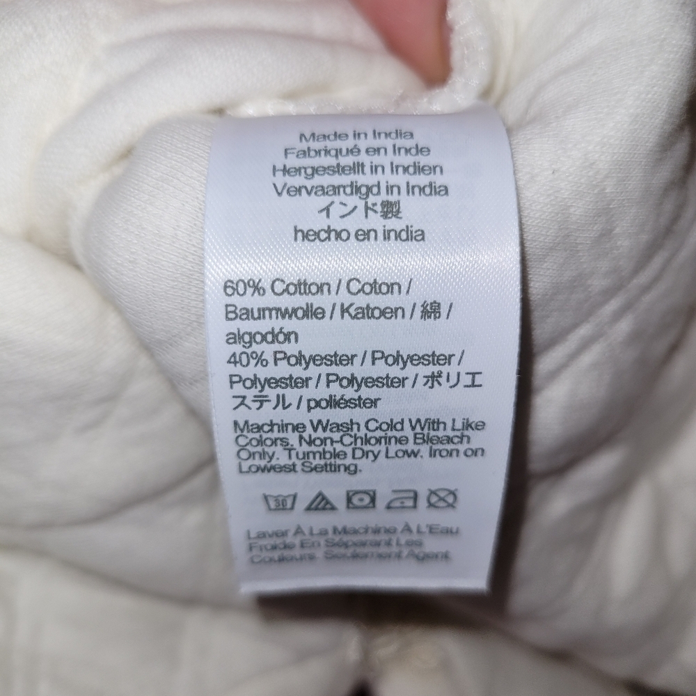 J. Crew Womens Quilted Jacket In Ivory Size Medium - Picture 7 of 7